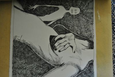 Close-up of woman standing in pond