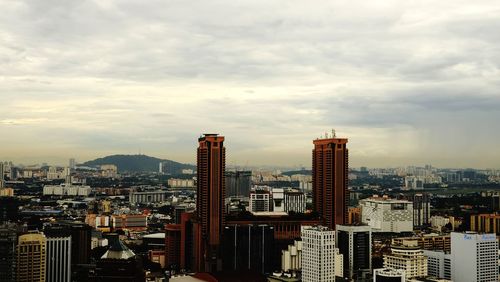 Cityscape against sky