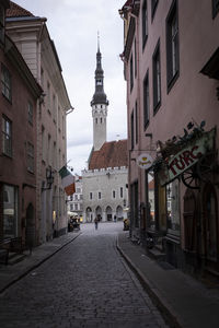 View of buildings in city