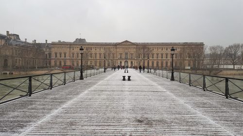 View of museum building against sky