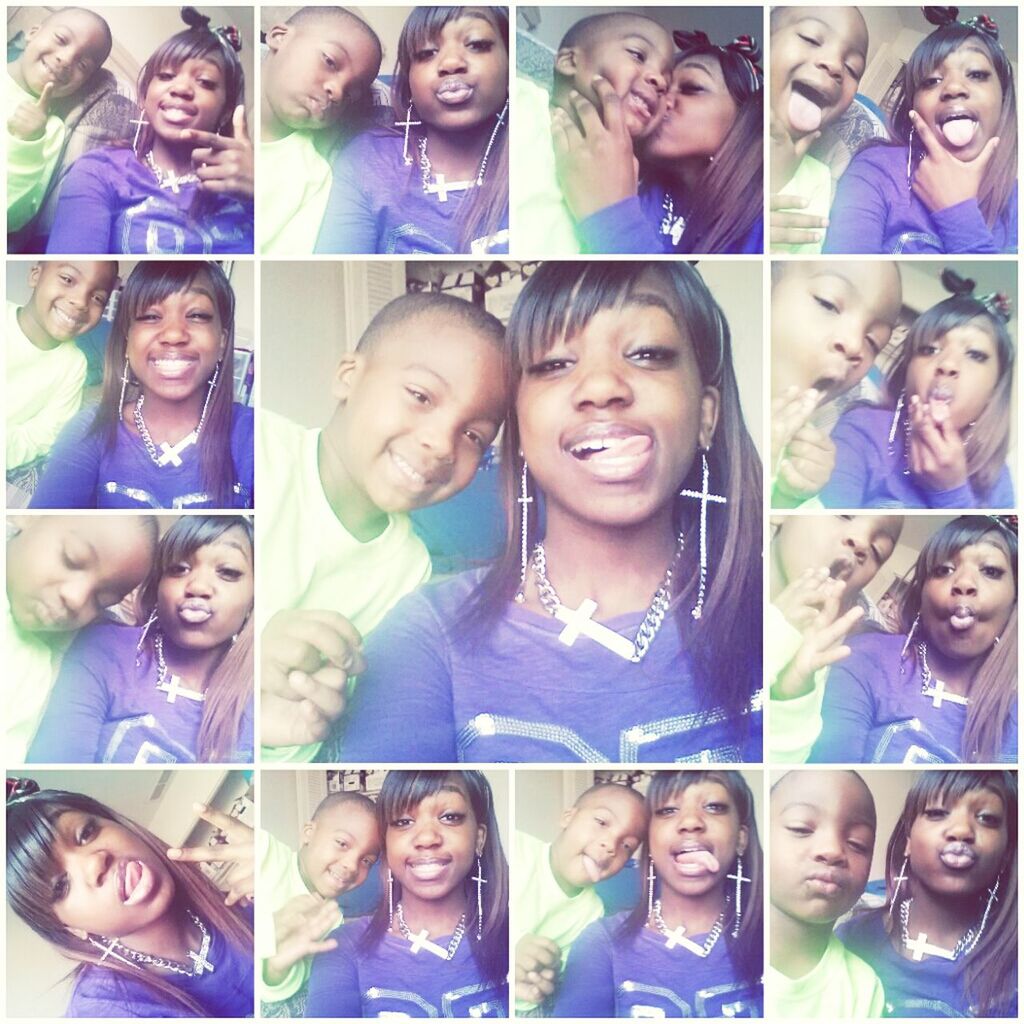 My lil baby Kris!!!! i fwh the long way & he only 2! lol ( : 