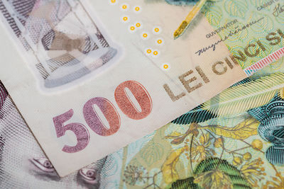 Full frame shot of paper currencies