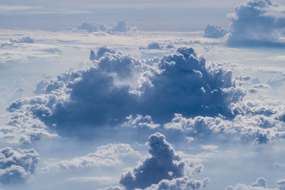 Low angle view of clouds in sky