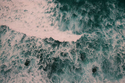 Full frame shot of sea waves