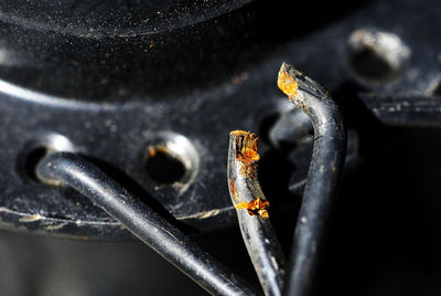 Close-up of rusty metal