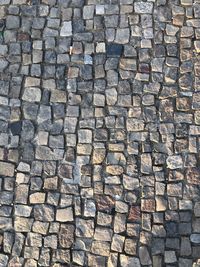 Full frame shot of stone wall