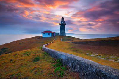 Lighthouse at seaside