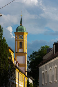 Low angle view of building against sky