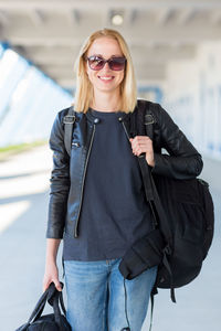 Portrait of a smiling young woman