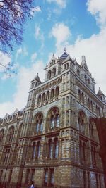 Low angle view of building against sky