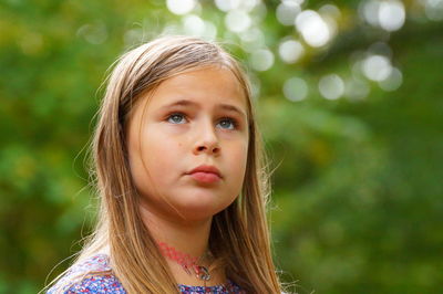 Portrait of young woman