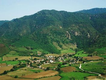 Scenic view of mountains