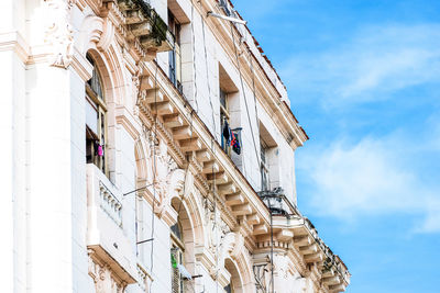 Havana building on main street in cuba