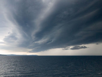 Scenic view of seascape against sky