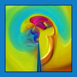 Abstract image of multi colored background