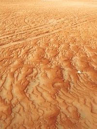 Aerial view of sand