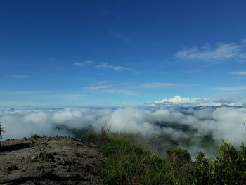 Scenic view of landscape against sky