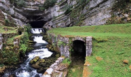 Scenic view of castle in park