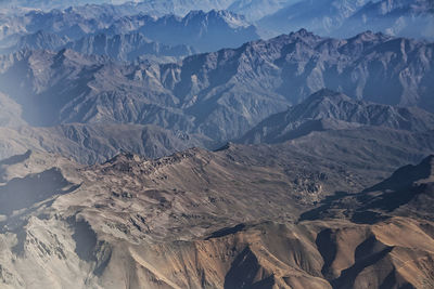 Scenic view of snowcapped mountains