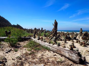 Built structure against blue sky