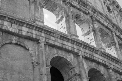 Low angle view of old building