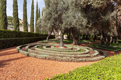 Panoramic view of park on sunny day