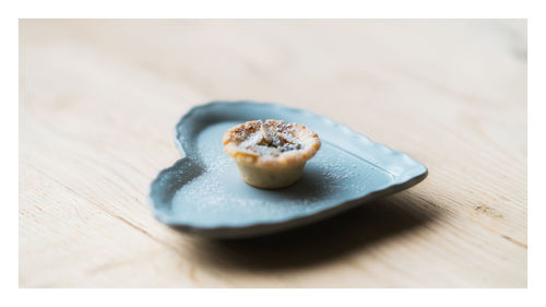 Close-up of bread on table