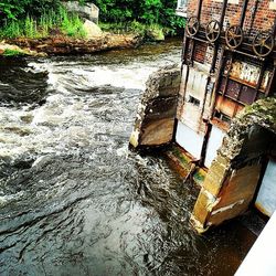 Built structure in water