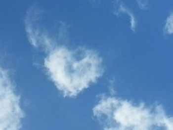 Low angle view of cloudy sky