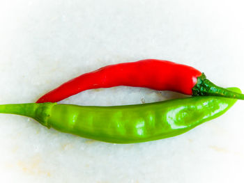 Close-up of red chili peppers