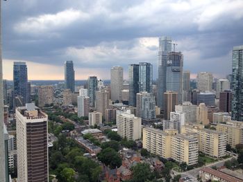Cityscape against sky