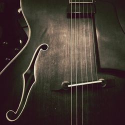 Close-up of guitar