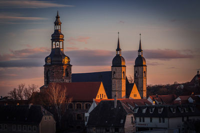 Buildings in city