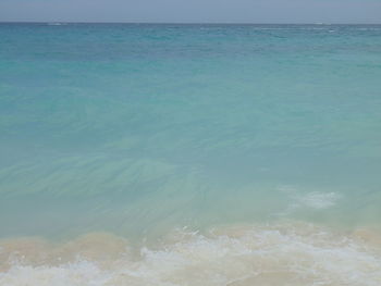 Close-up of sea against sky