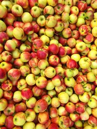 Full frame shot of apples