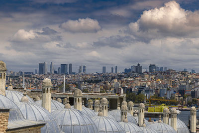 View of city of istanbul turkey