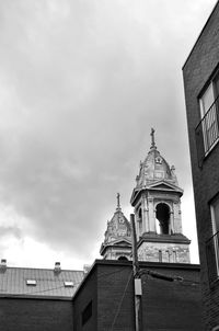 Low angle view of building against sky