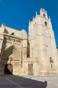 Low angle view of historic building against sky