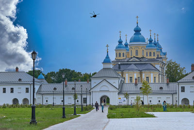 View of building against blue sky