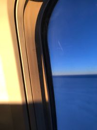 Close-up of sea against sky