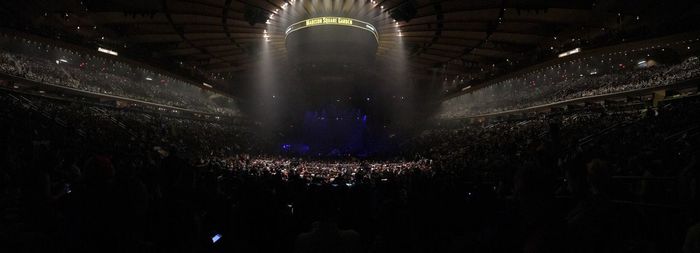 Crowd at music concert