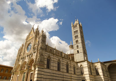 Low angle view of cathedral against sky