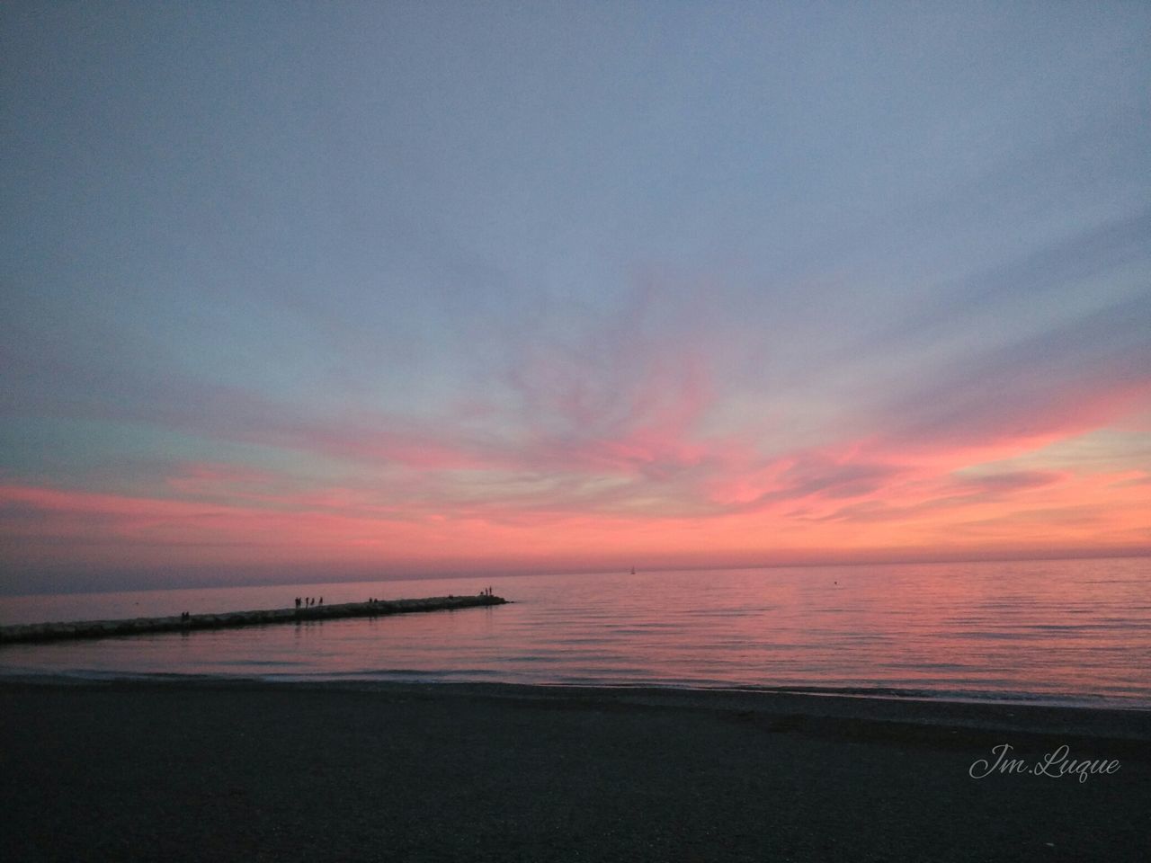 sunset, sea, water, sky, beauty in nature, scenics, tranquility, horizon over water, nature, cloud - sky, no people, outdoors, beach, astronomy