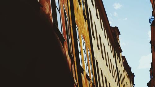 Low angle view of building against sky
