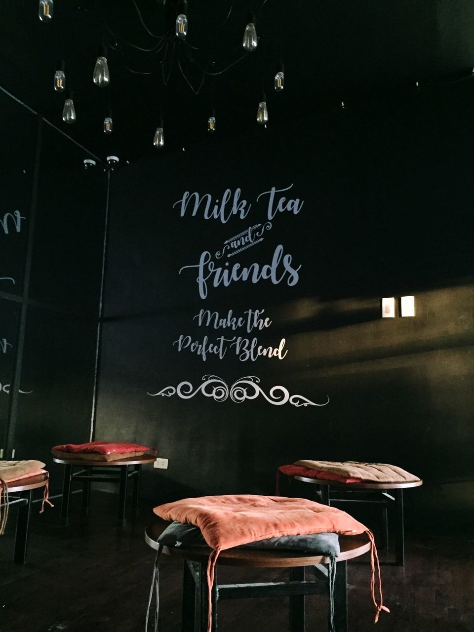 VIEW OF EMPTY CHAIRS AND TABLES IN RESTAURANT