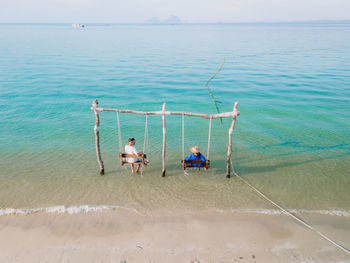 People on beach