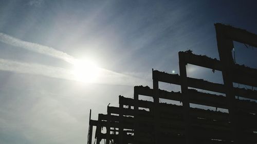 Low angle view of building against sky