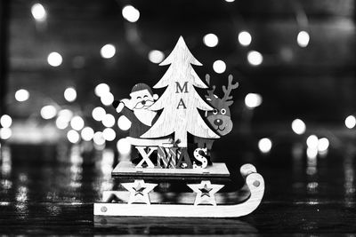 Close-up of christmas decoration