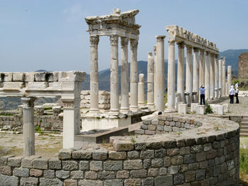 View of old ruin building