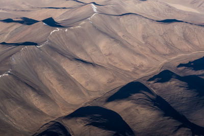 High angle view of a mountain